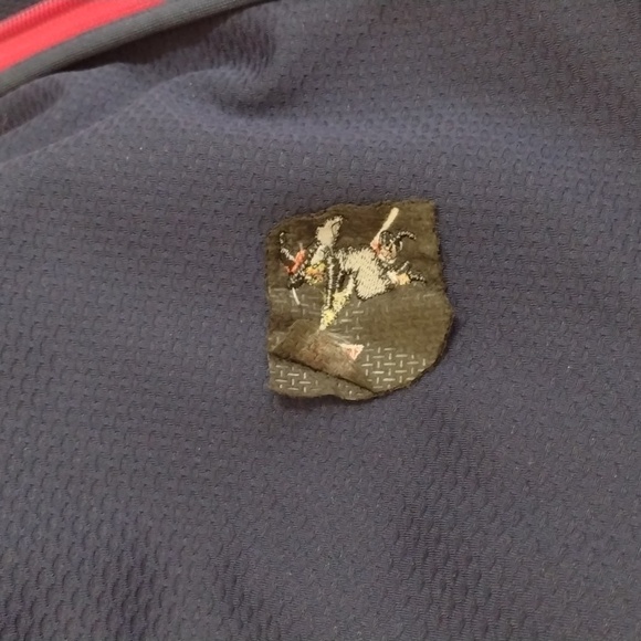 Ralph Lauren X Navy Full Zip Athletic Vest Size M Halloween Patch - Picture 10 of 13